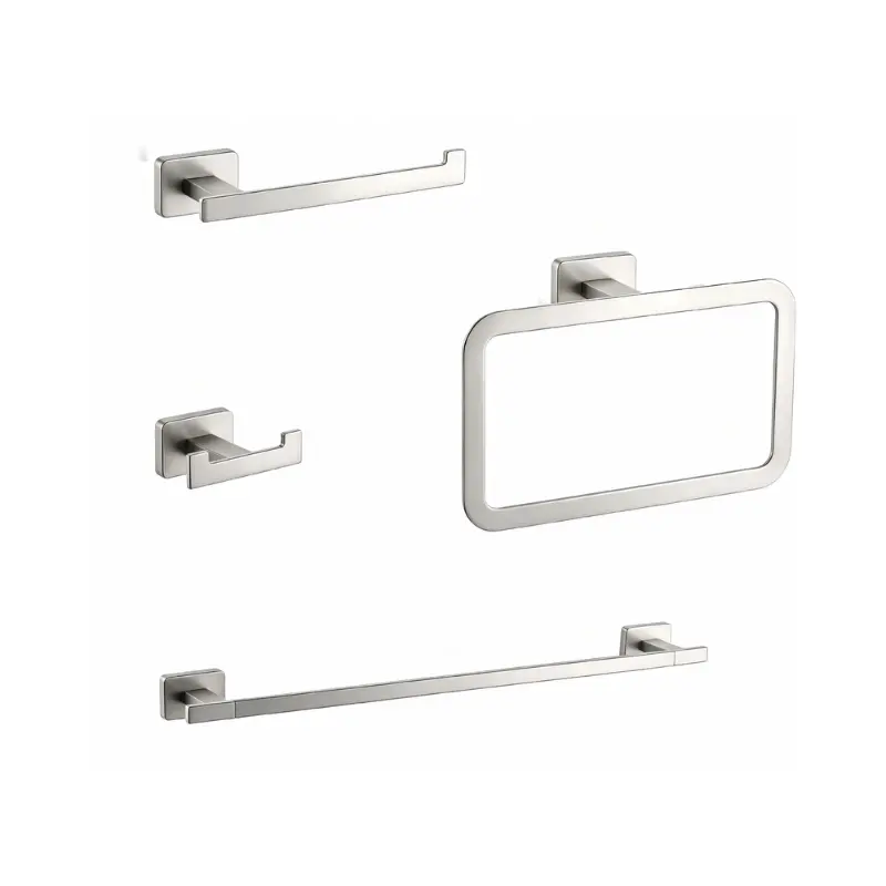 Accesorios Baño x4 Nova Satinado