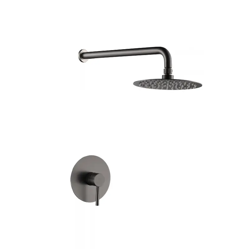 Combo Grifería Ducha Aura 10" Gris