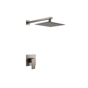 Combo Grifería Ducha Karin 10" Gris